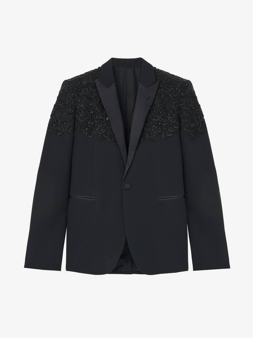 Jet Embroidery Tuxedo Jacket