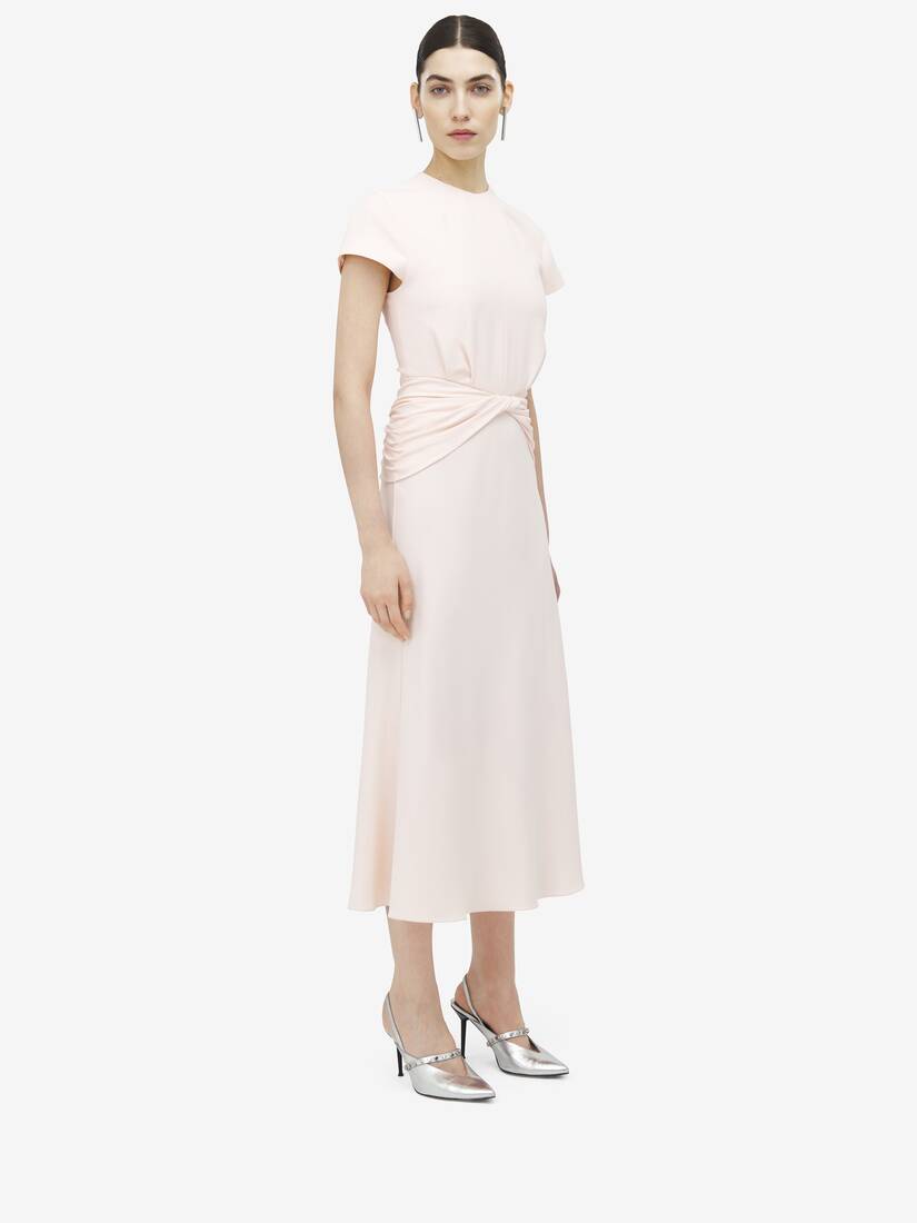 Knot Waist Midi Dress