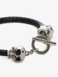 Skull Leather Bracelet