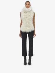 Shearling Sleeveless Top