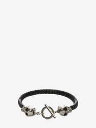 Skull Leather Bracelet