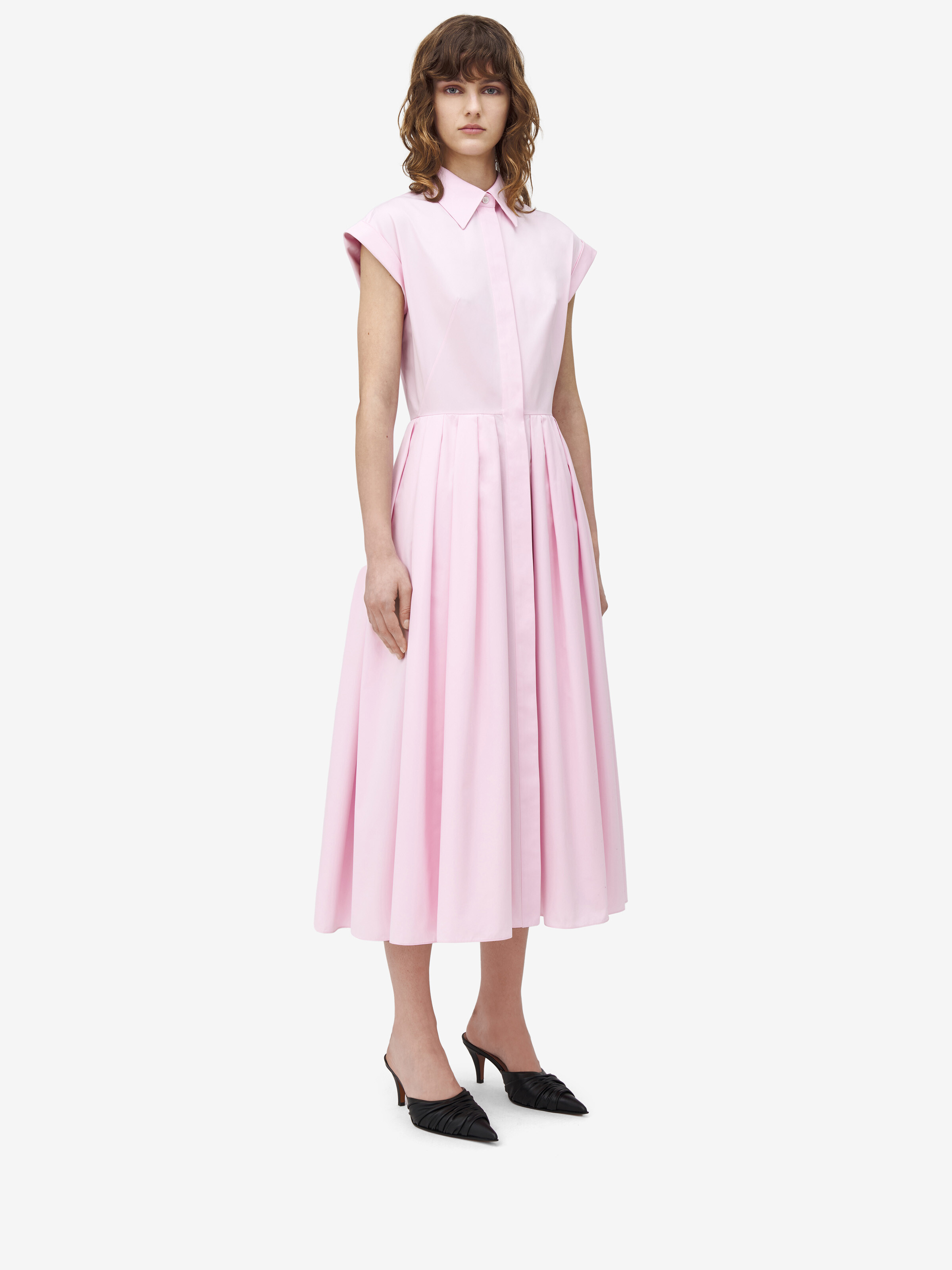 Flared Shirt Dress