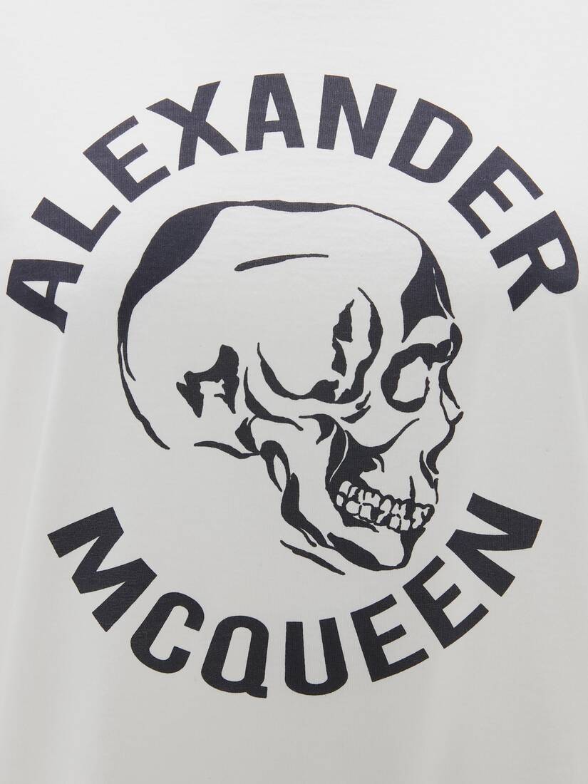 T-shirts Alexander Mcqueen - Skull In Bloom T-shirt - 626674QPZ590900