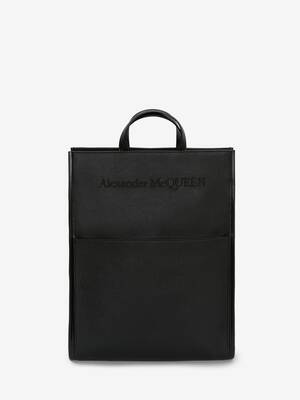 Herren Taschen Rucksäcke Sparen Sie 4% Alexander McQueen Synthetik Rucksack mit Logo in Schwarz für Herren 