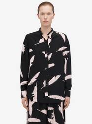 Feather Cocoon Sleeve Shirt