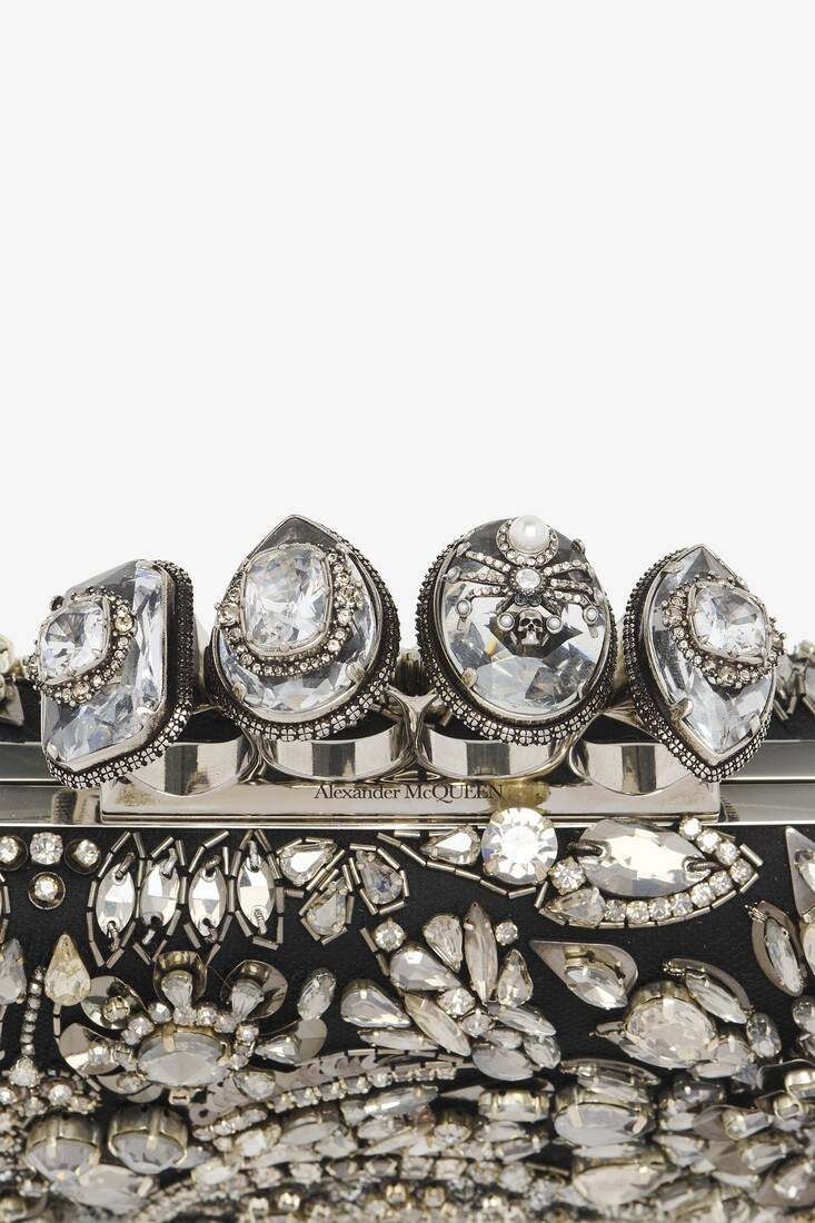 Jewelled Spider Knuckle Clutch