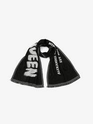 Oversize McQueen Graffiti Scarf