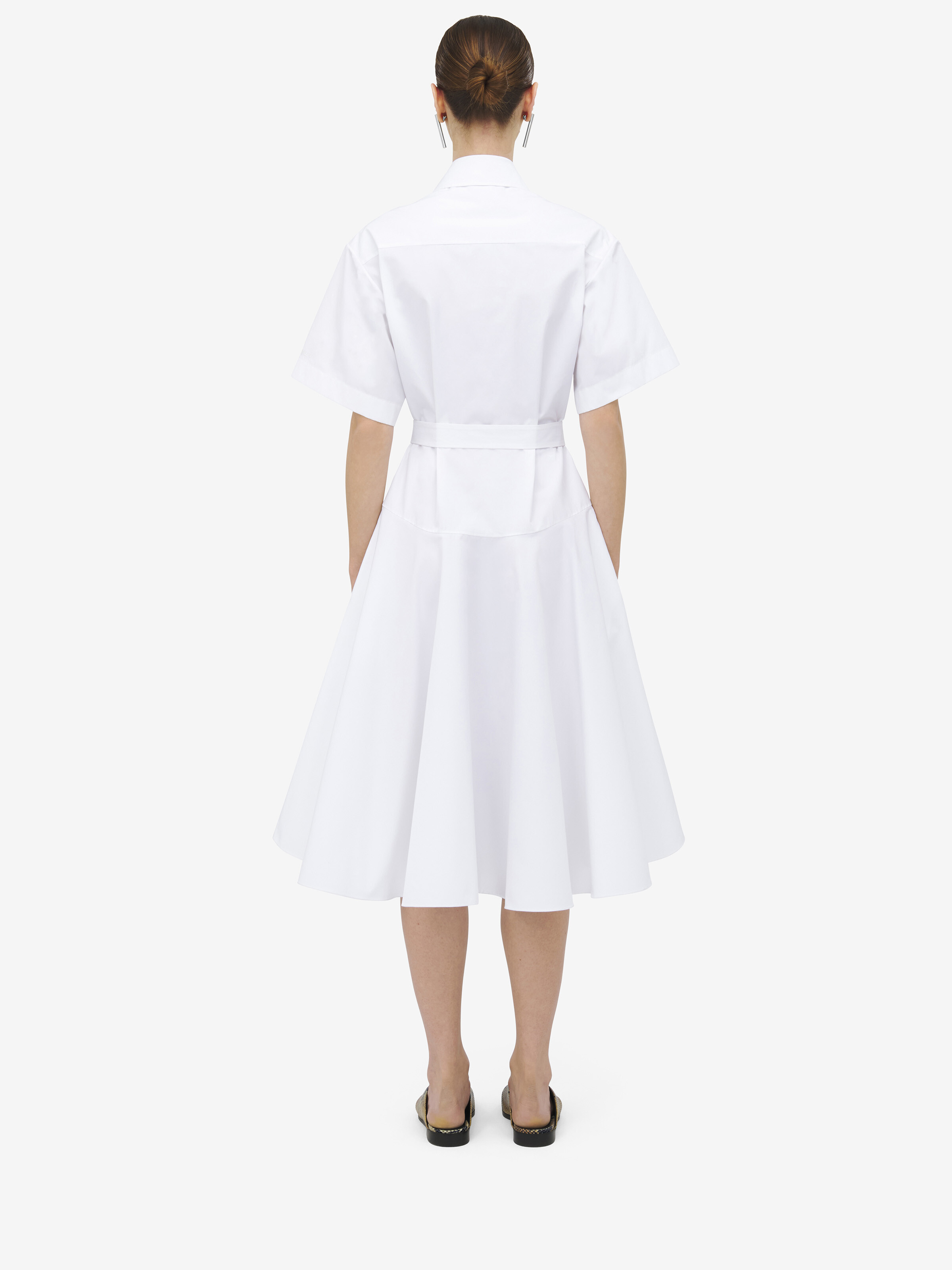 Cotton Poplin Shirt Dress
