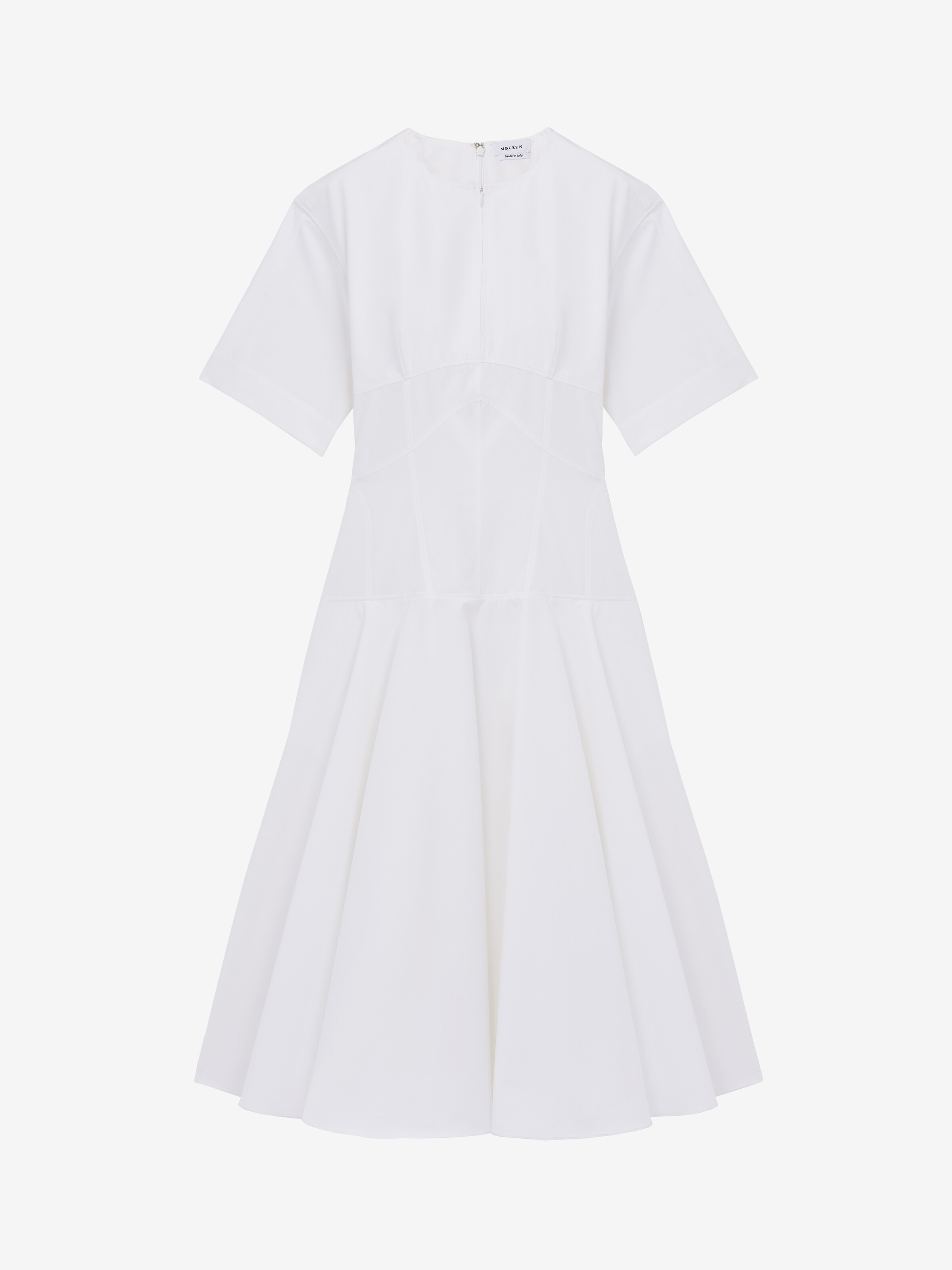 Cotton Poplin Midi Dress