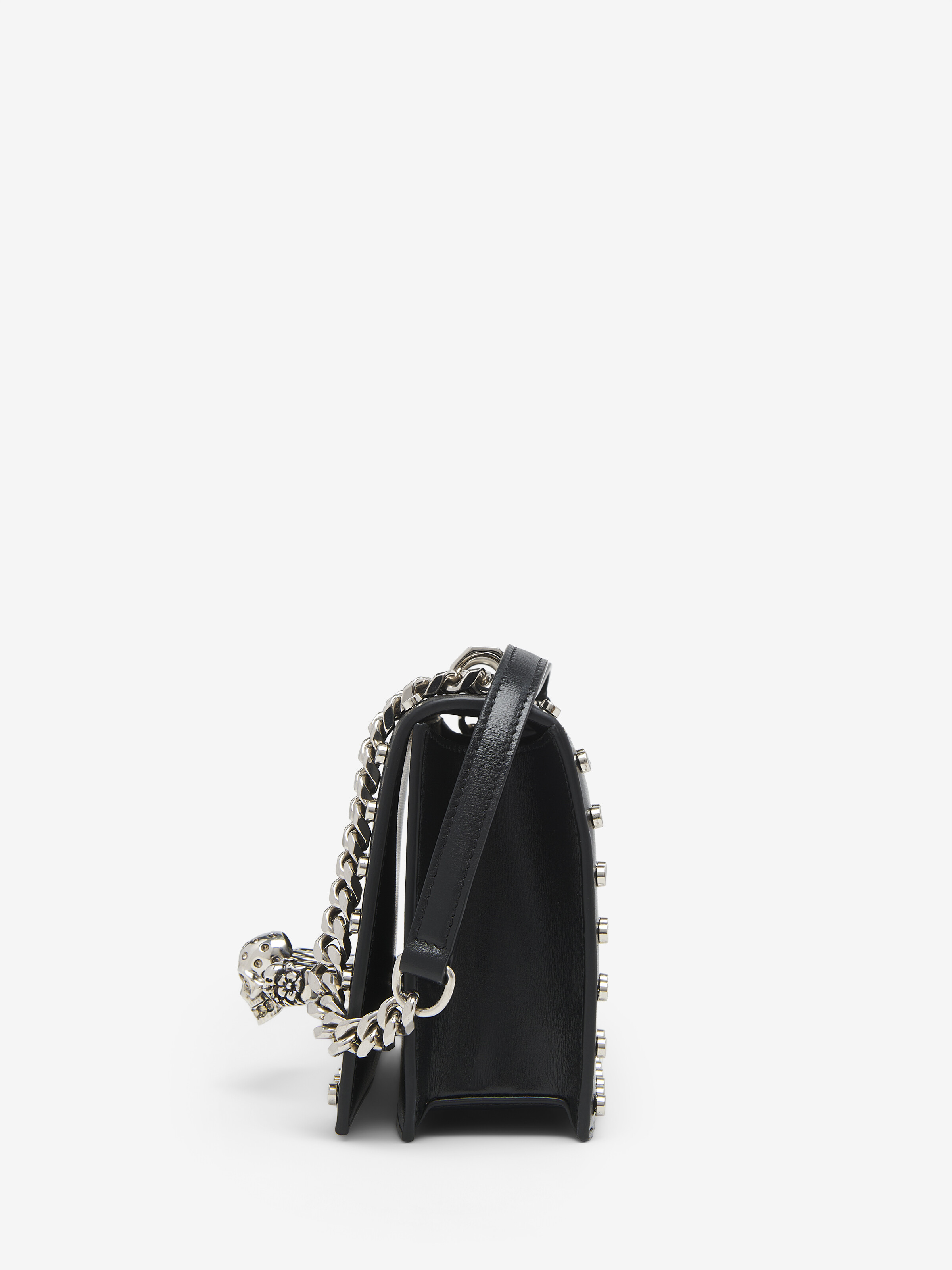 Stud-embellished Jewelled Satchel
