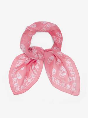 スカーフ Alexander Mcqueen Printed Silk Foulard MCQUEEN Printed silk-chiffon scarf | NET-A-PORTER