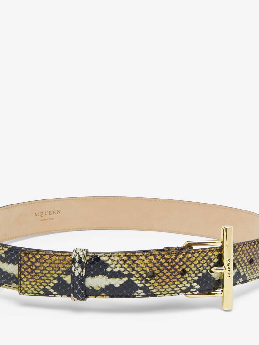 Ceinture McQueen T-Bar
