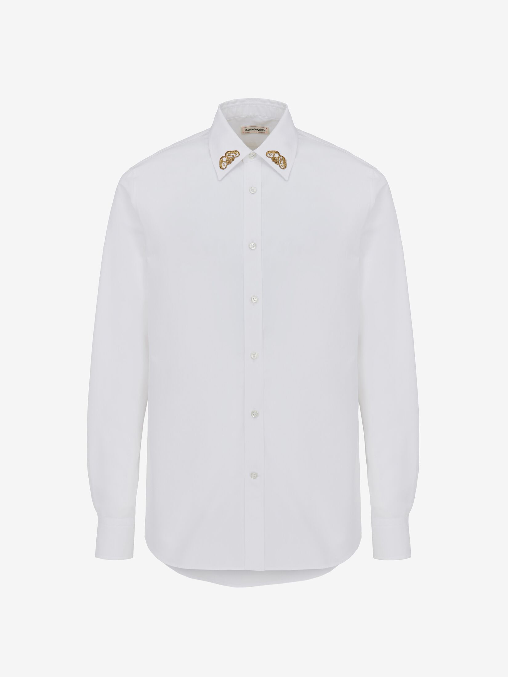 Alexander McQueen flap pockets buttoned shirt - White