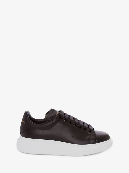 Oversized Sneaker Black White for Men Alexander McQueen