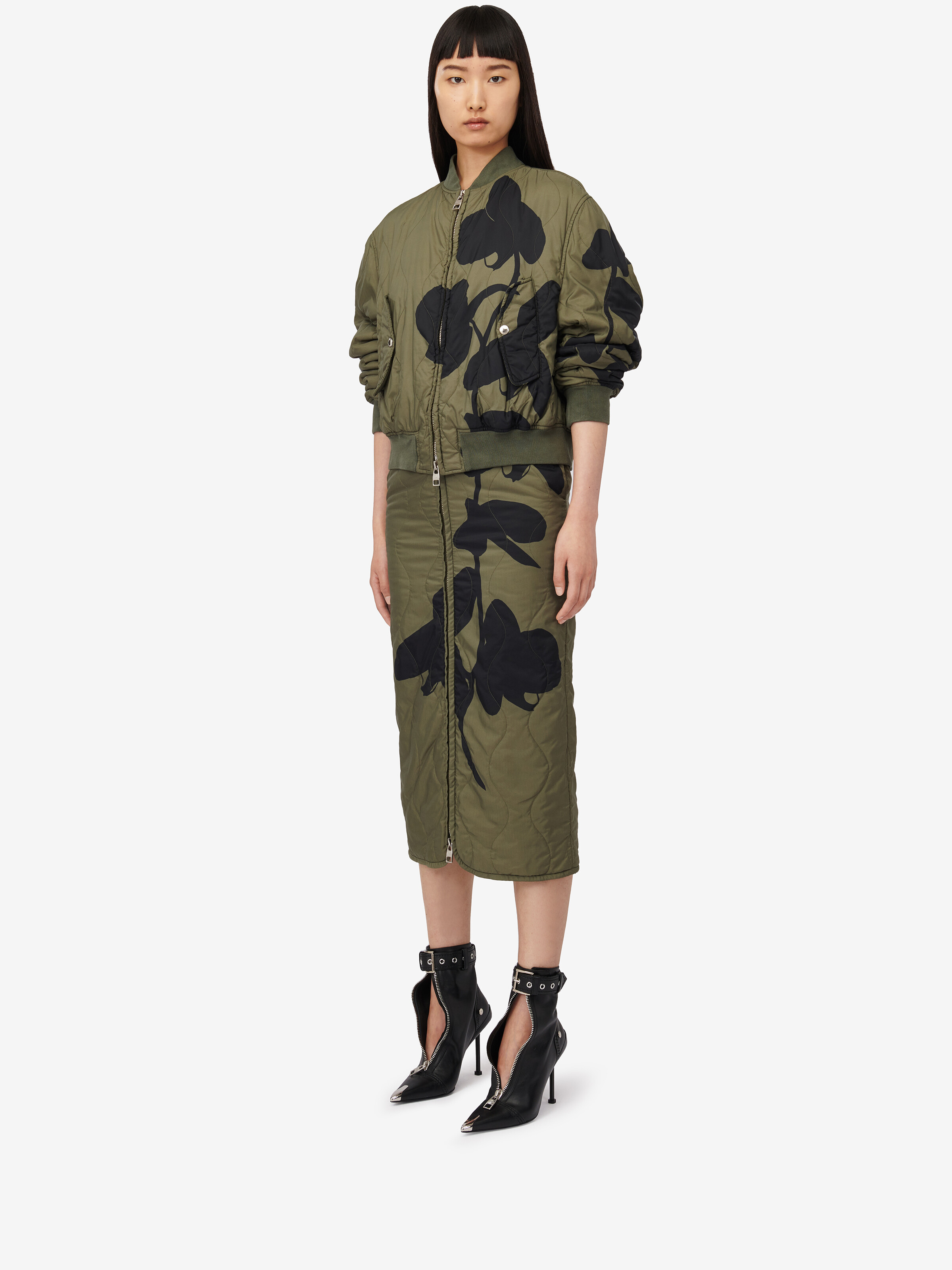 Orchid Quilted Skirt