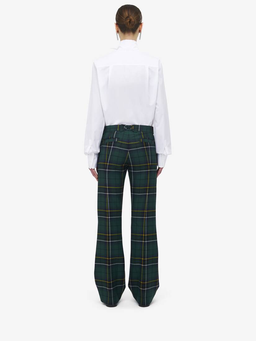 Wool Tartan Trousers