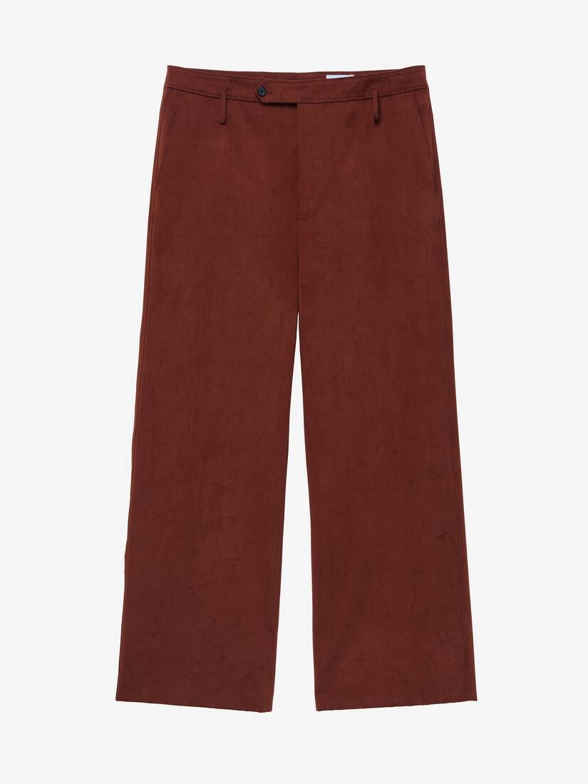 Pantalon Froncé À La Taille Oversize