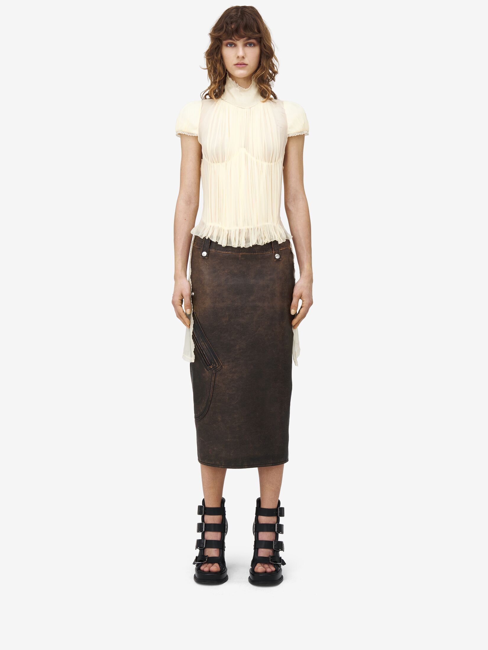 Alexander Mcqueen Black Skirt main image 1