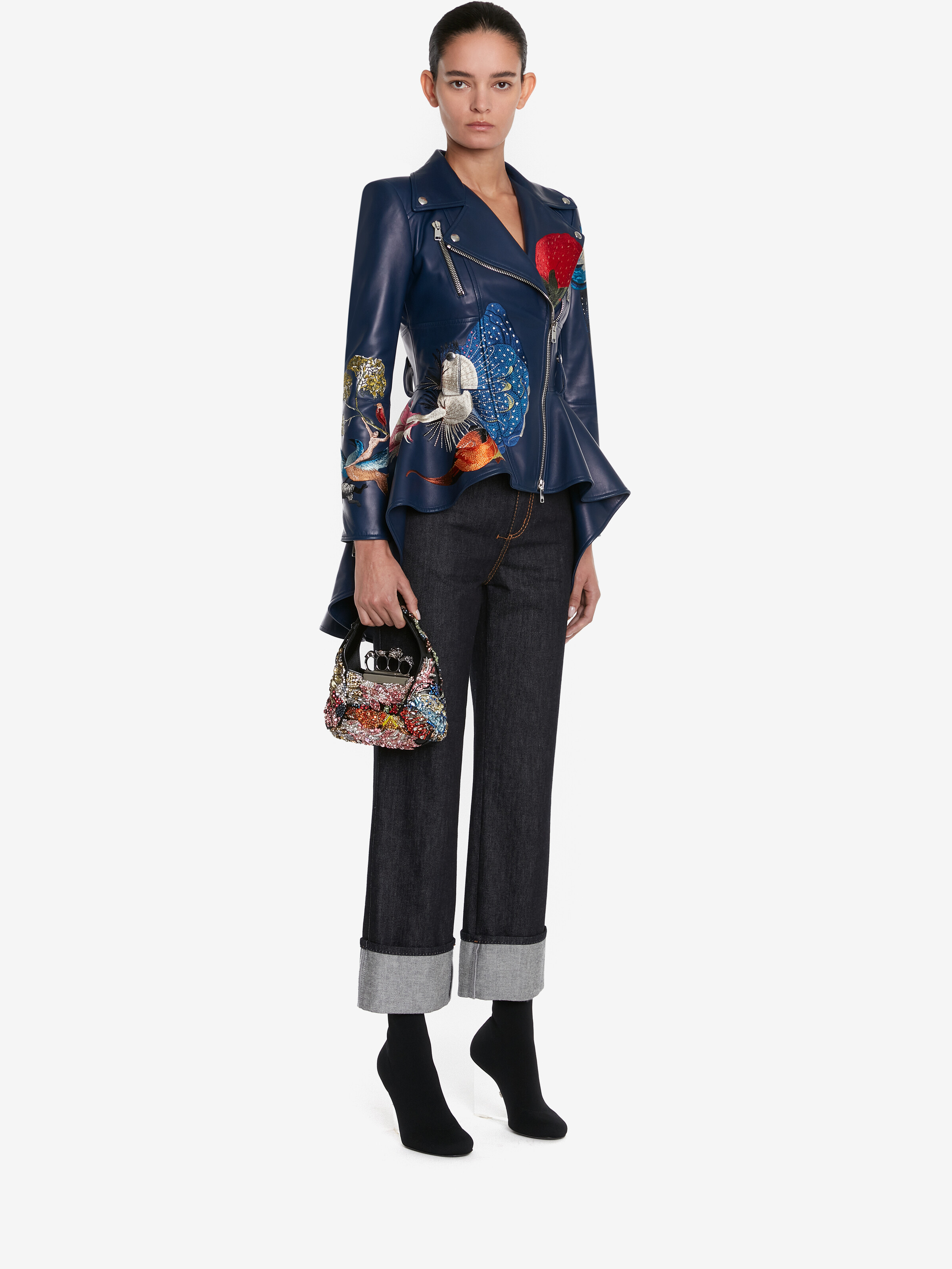Hieronymus Bosch Jewelled Hobo Mini Bag