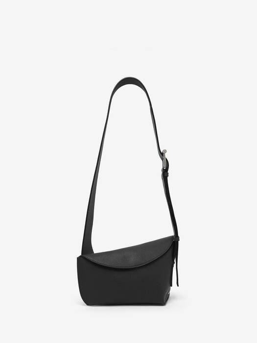 トートバッグ ALEXANDER MCQUEEN Women Messenger Bags 731136DYTAB1000 Black NWT Alexander McQueen Women's The Bundle in Black/white