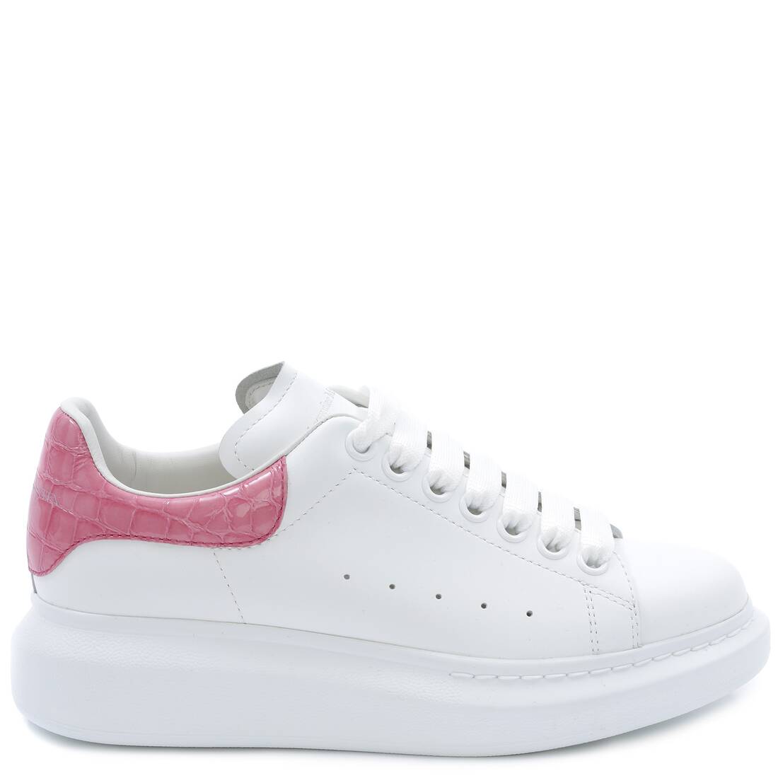 Sneaker oversize | BlancRose | Alexander McQueen FR Baskets femme croco Alexander McQueen