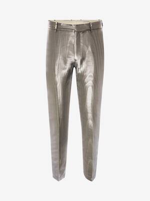 tweed cigarette trousers