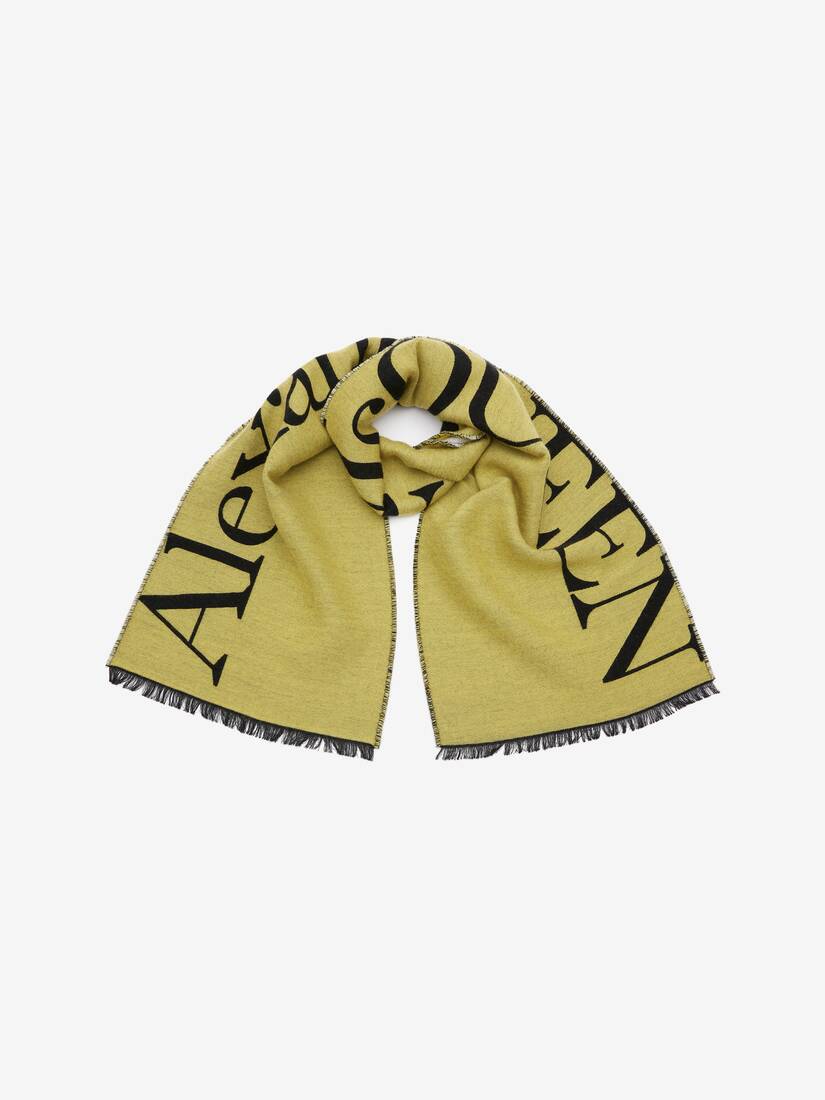 McQueen-Schal Mit Pilzsporen-Motiv