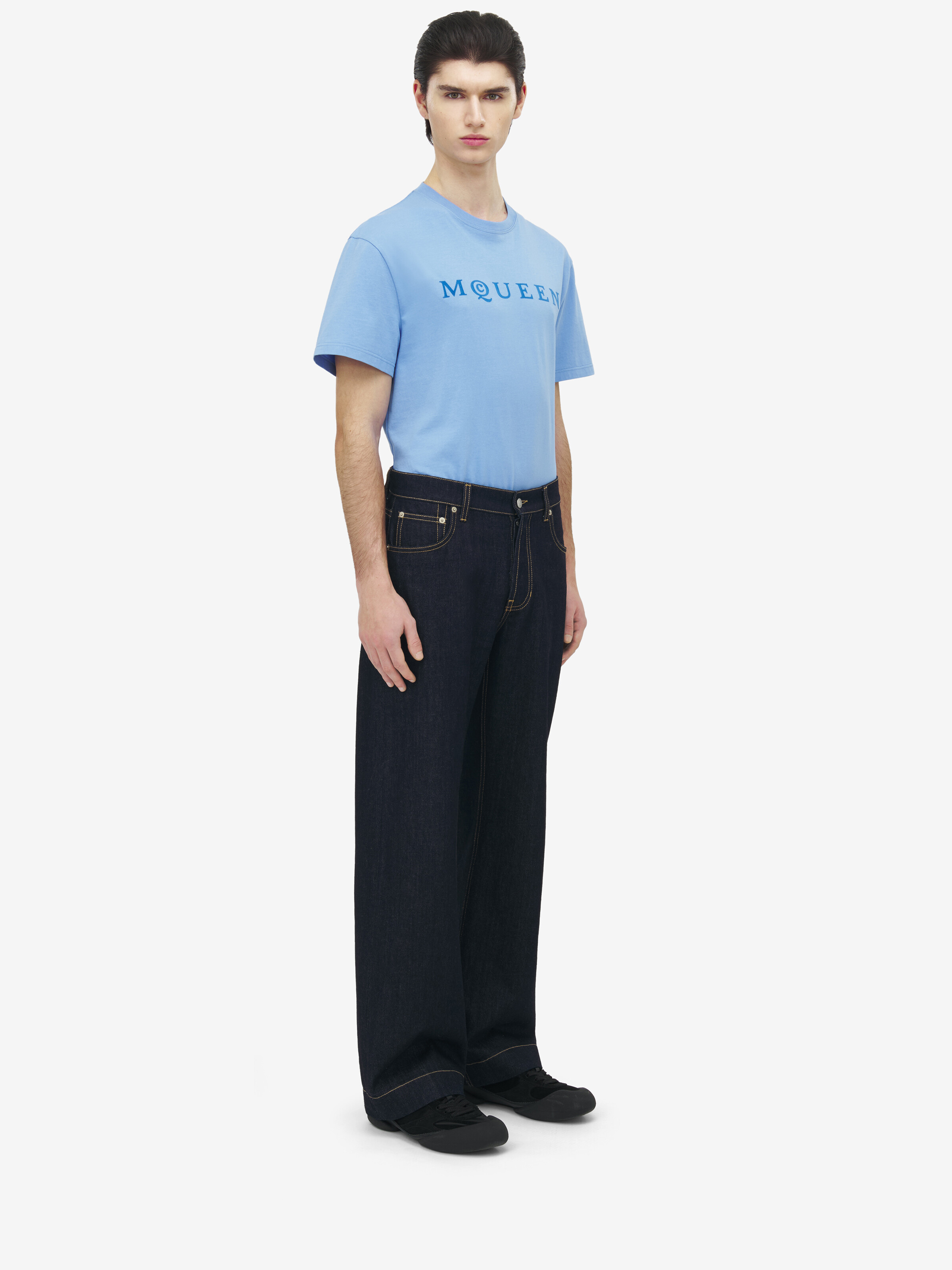 Wide Leg Denim Jeans