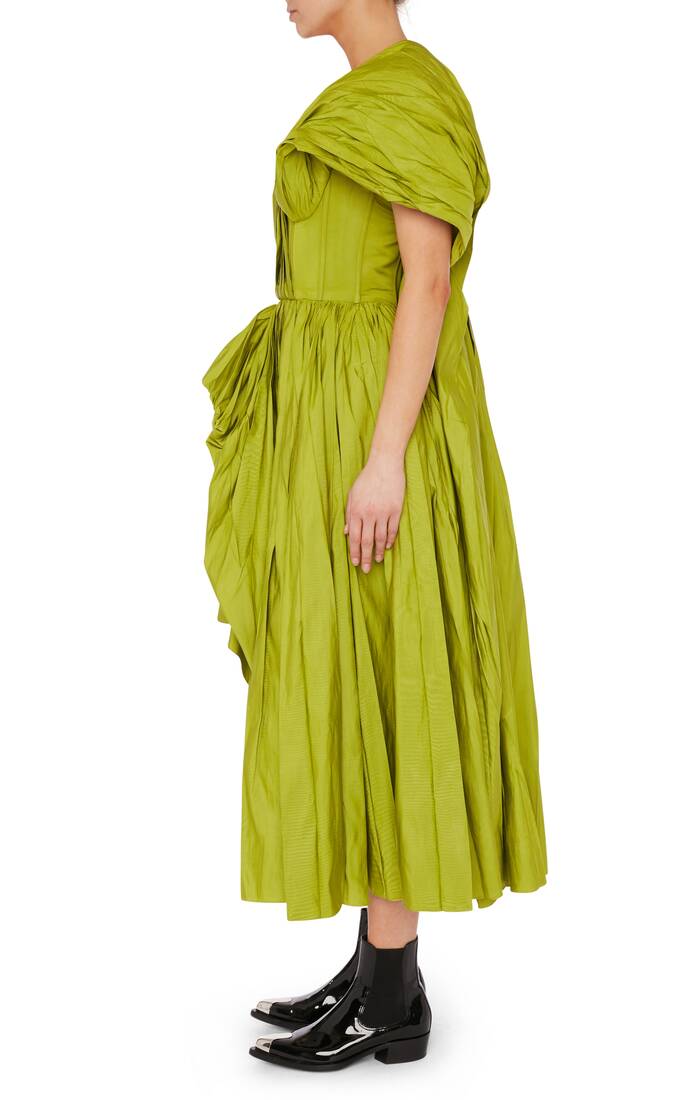 Pleated Evening Dress