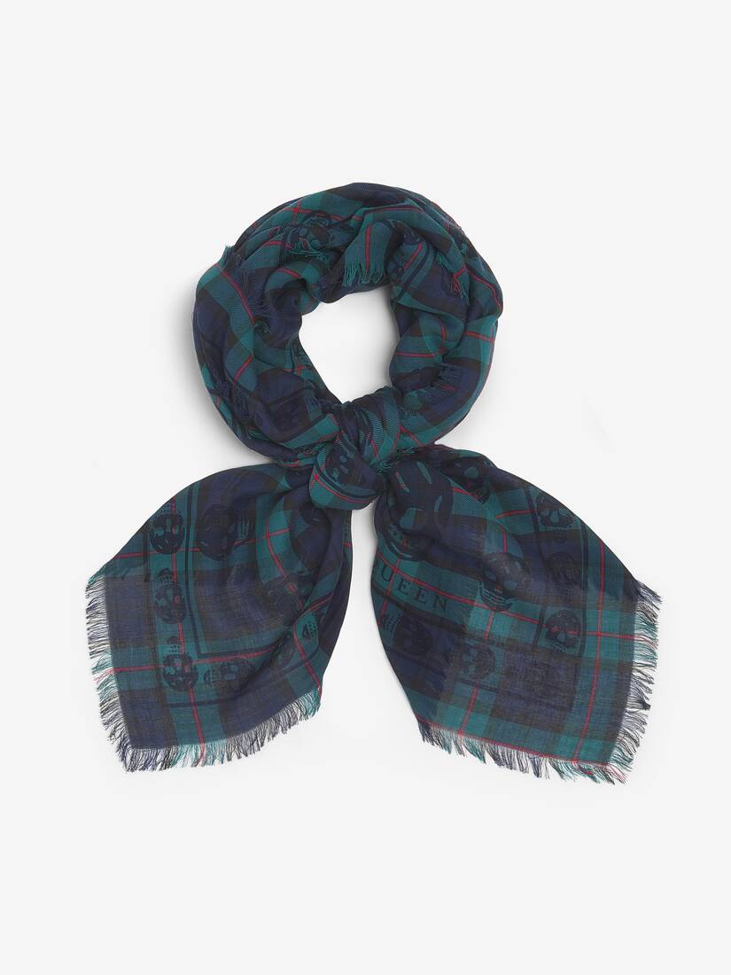 Foulard tartan Skull | Alexander McQueen - image 2