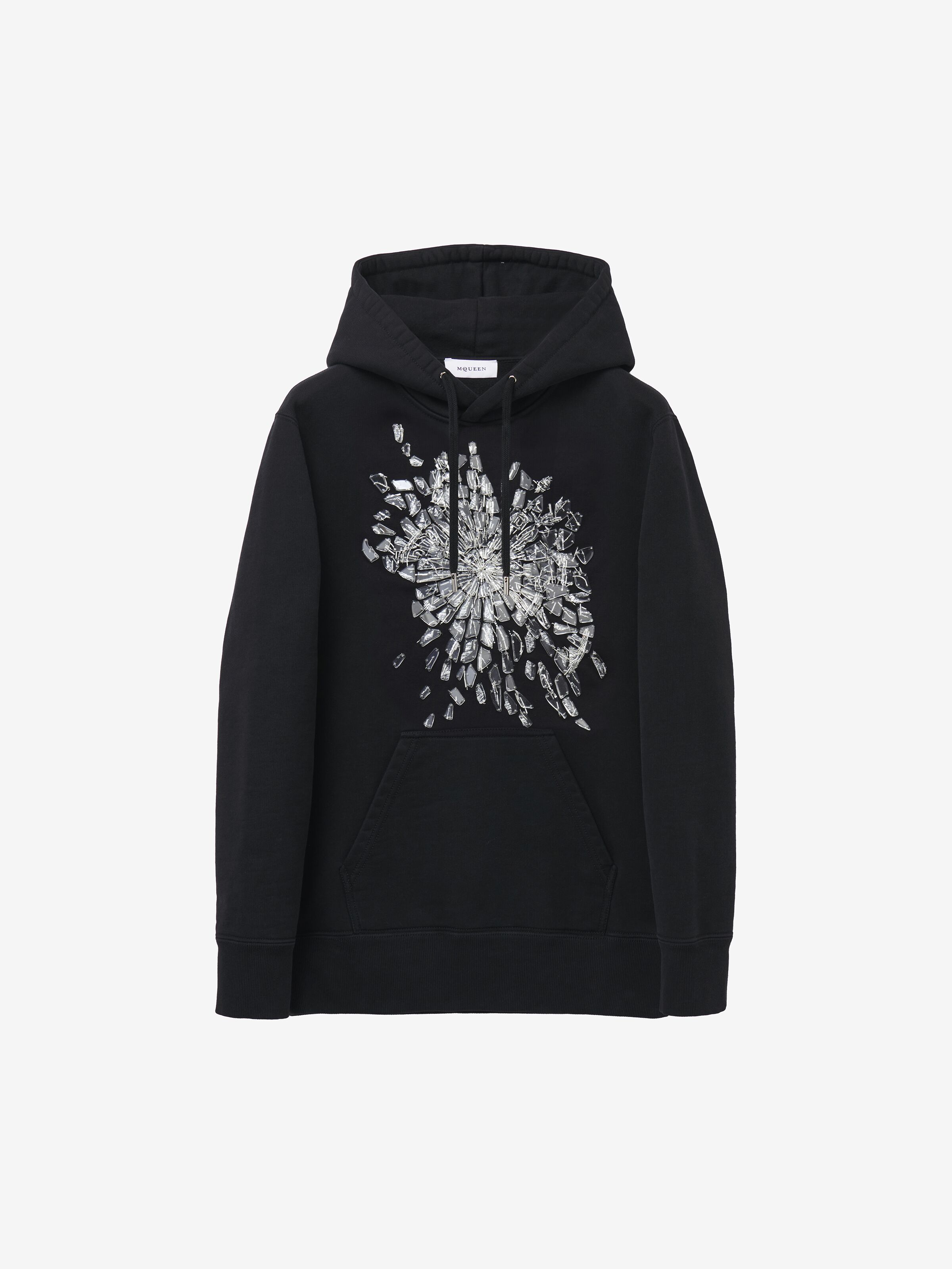 Smashed Screen Embroidered Hooded Sweatshirt​