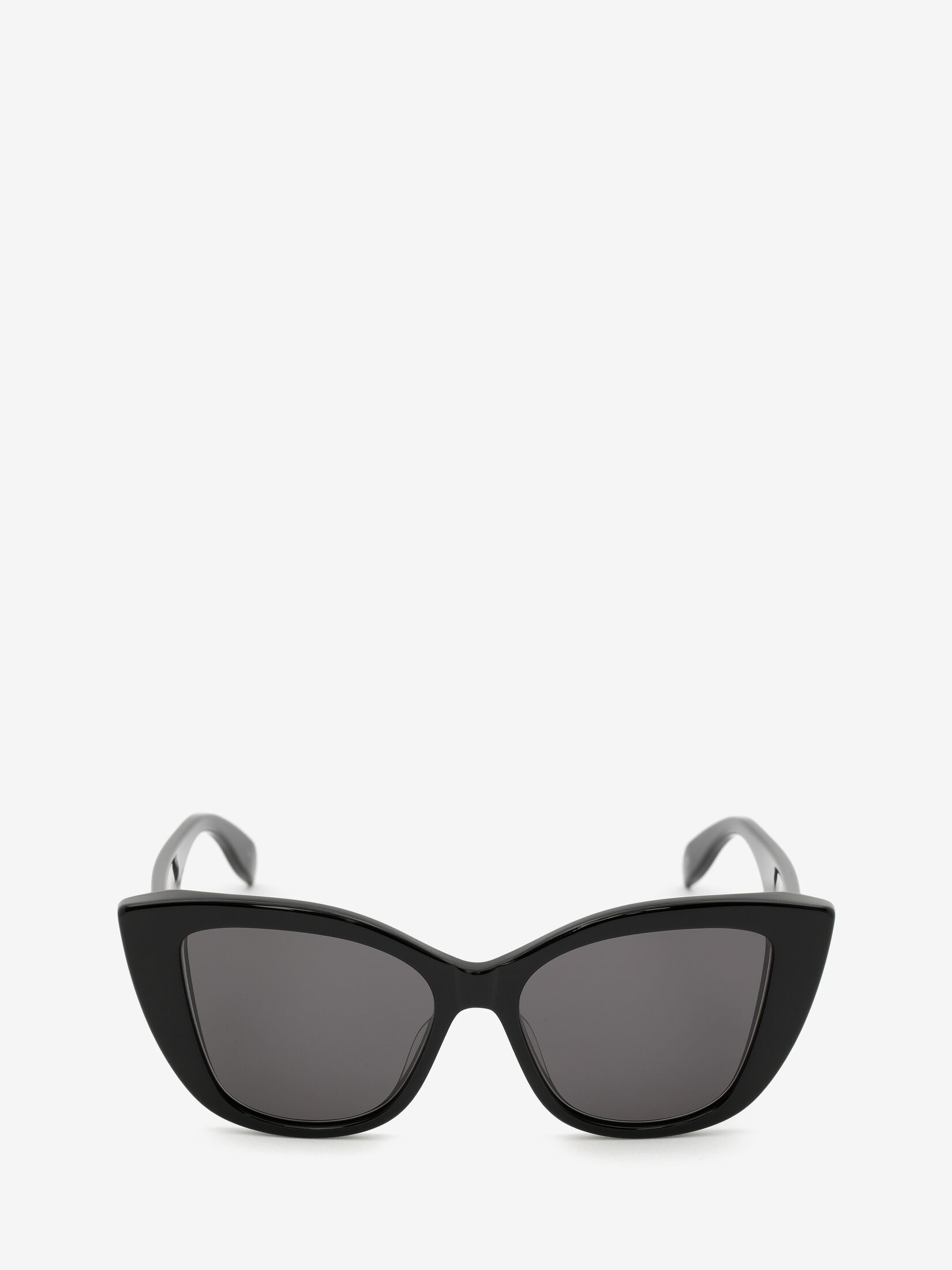 Selvedge Cat-Eye Sunglasses in Black/Red | Alexander McQueen US