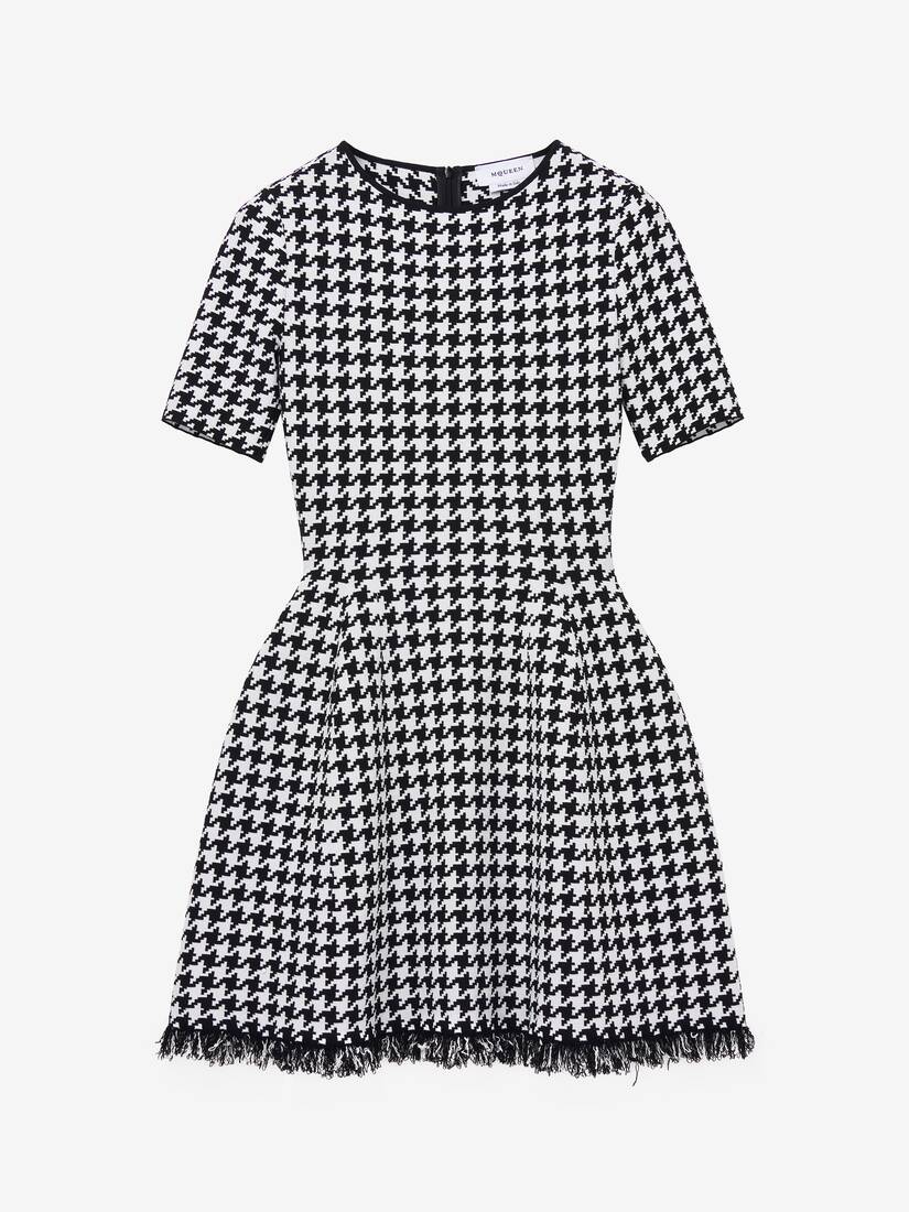 Houndstooth Mini Dress