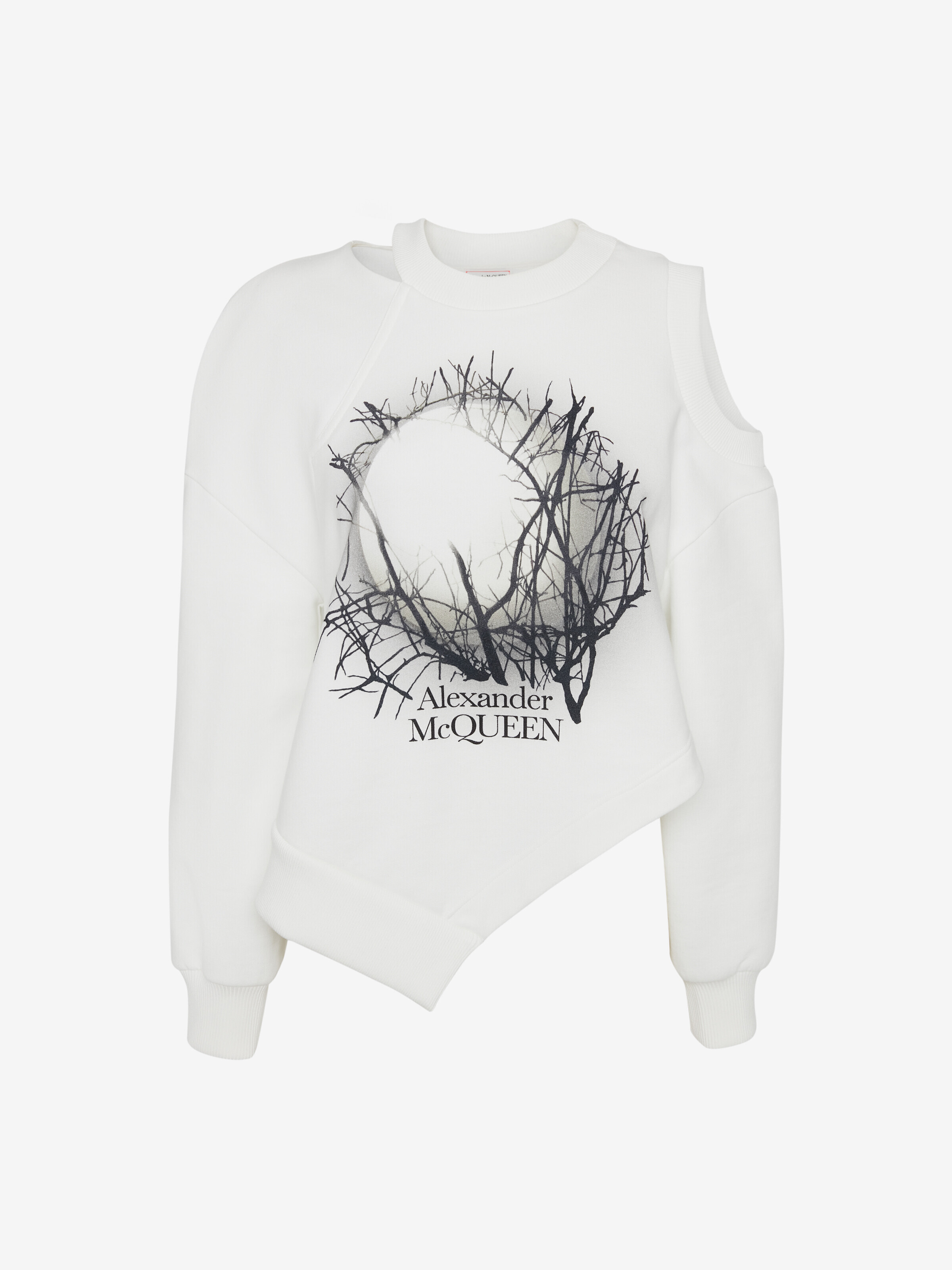 Silver Moon cut-out sweatshirt