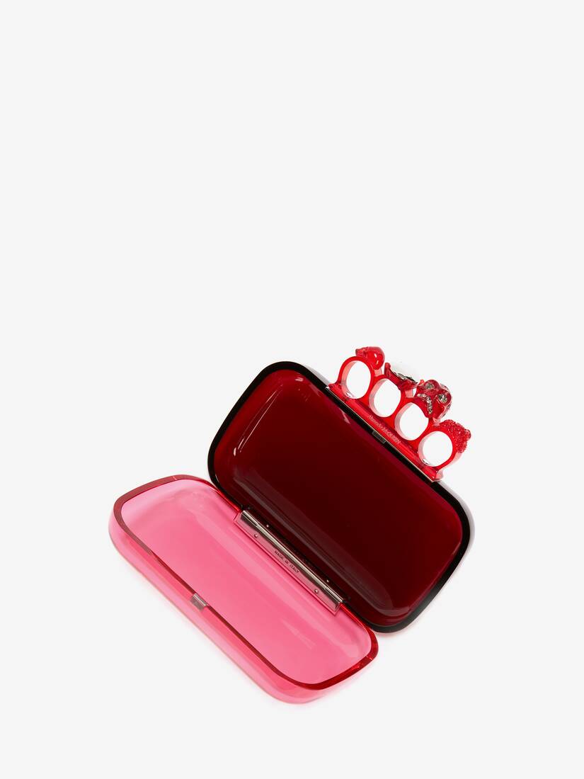 Skull Four Ring Clutch