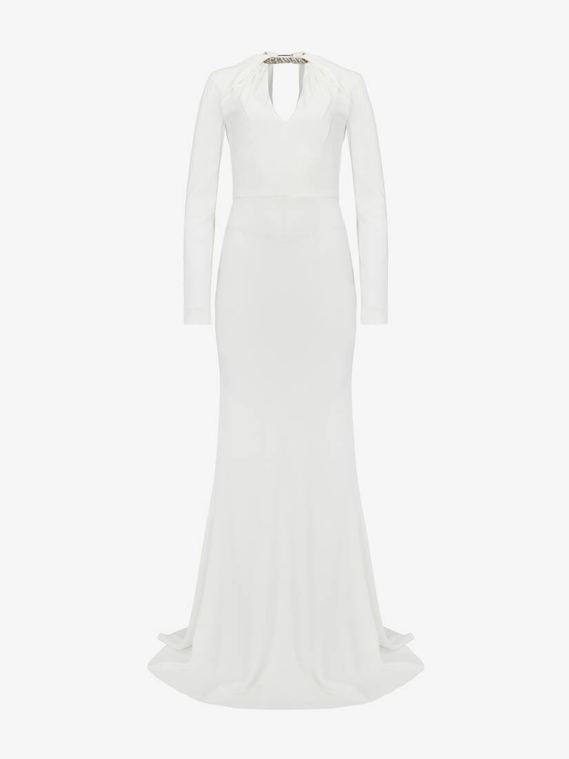 Alexander McQueen by Sara Burton Pre fall 2014 White Cut Out Dress – The  Kit Vintage