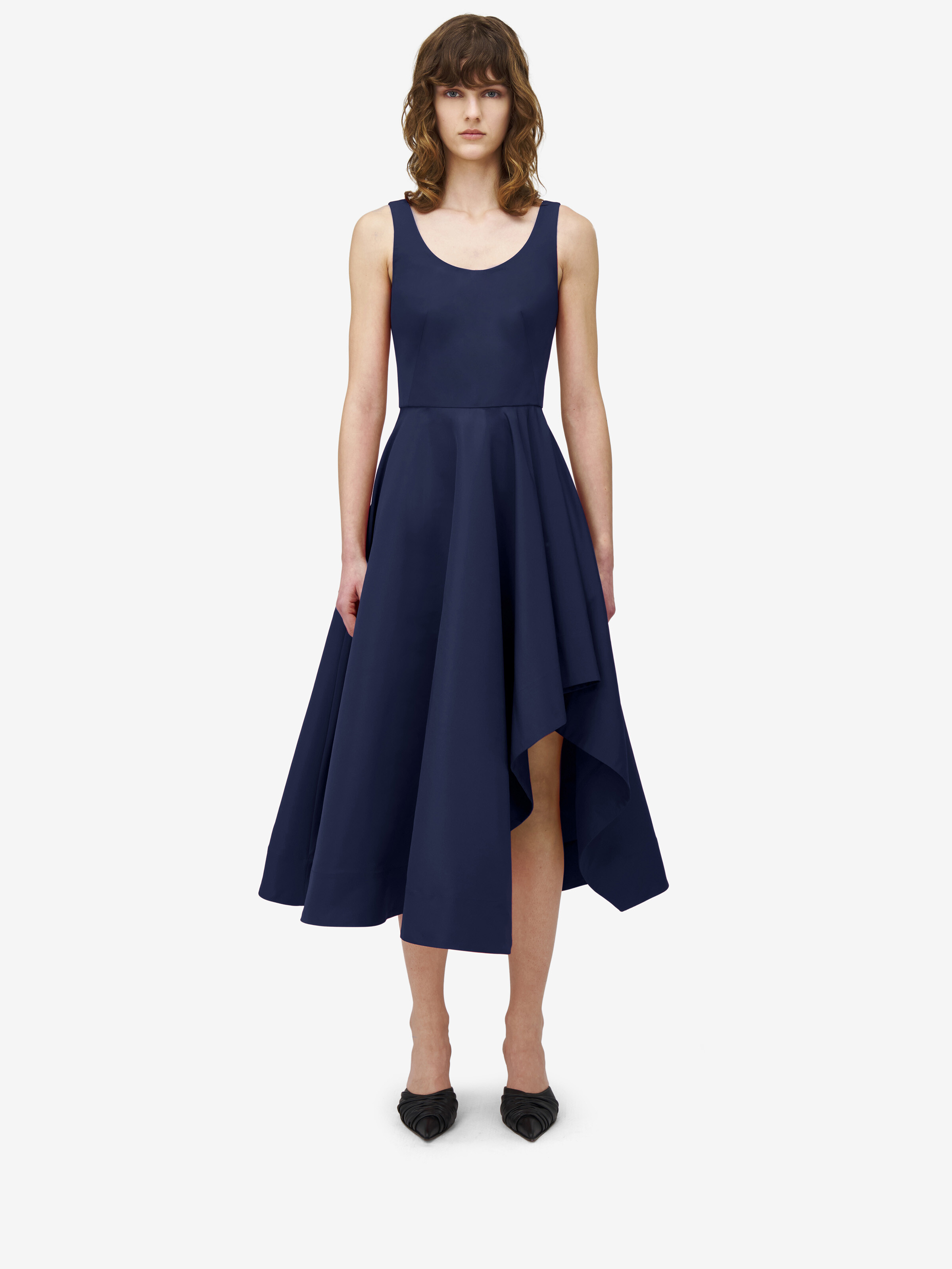 Asymmetric Drape Dress