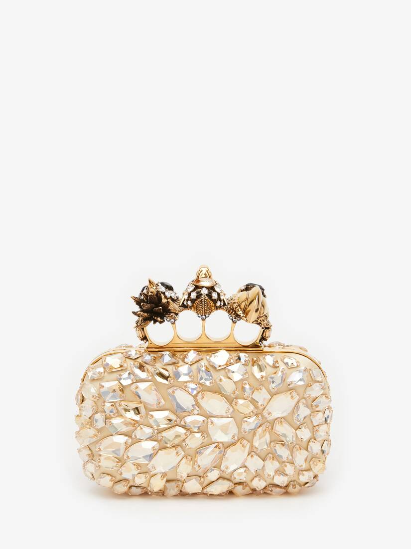 Alexander McQueen Women's Green Bosch Knuckle Clutch (Calf Leather)