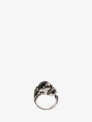 Viktorianischer Ring mit Skull