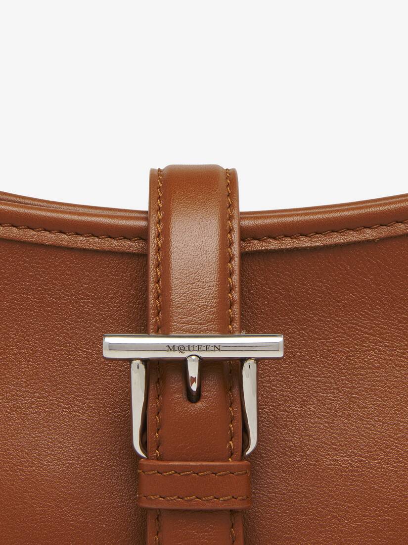 Borsa a spalla mini con fibbia a T