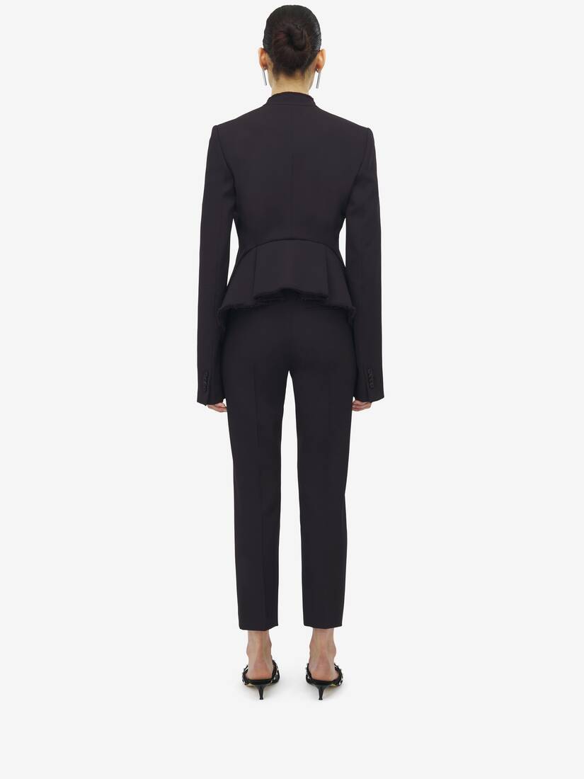 Veste de tailleur, à Bords Bruts