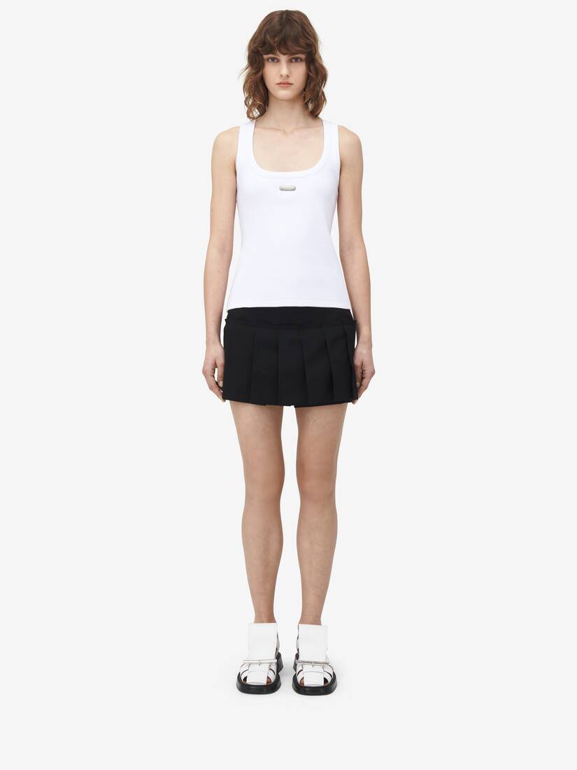 McQueen Plaque Tank-Top