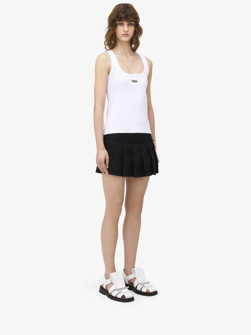 McQueen Placket Tank Top | Alexander McQueen - image 3