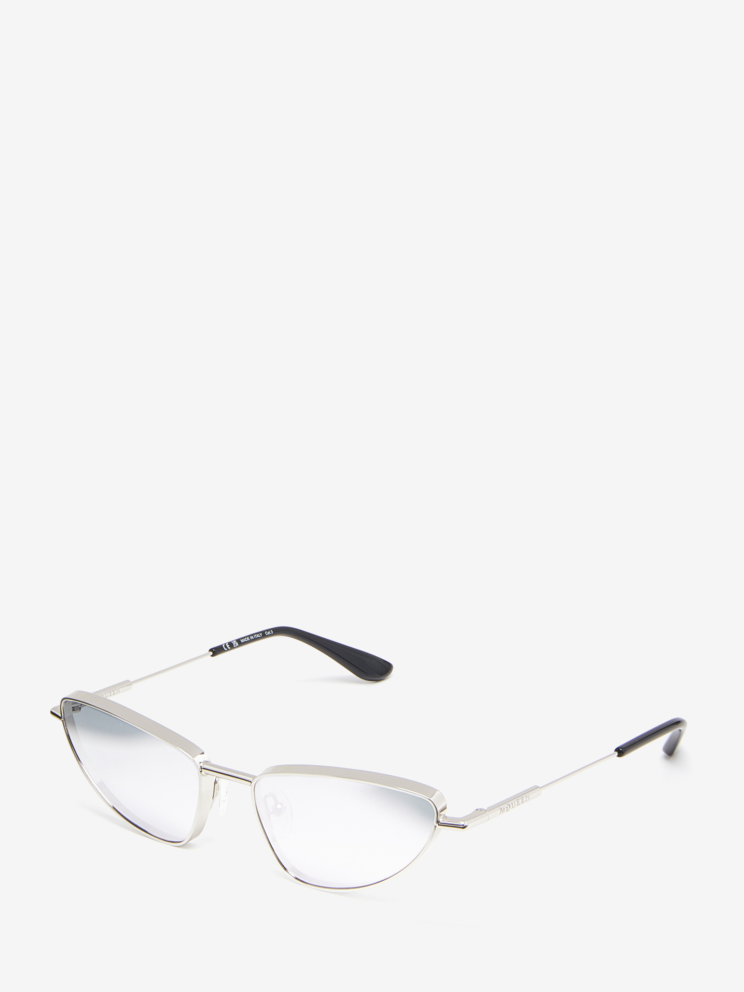 Metal T-bar Soft Cat-eye Sunglasses