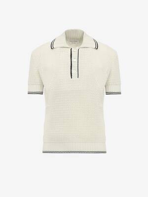 Cotton Mesh Polo Shirt