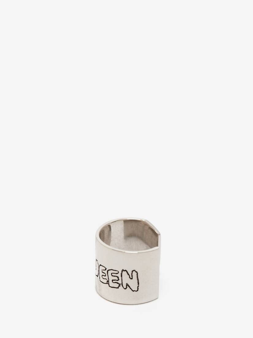 McQueen Graffiti Ear Cuff