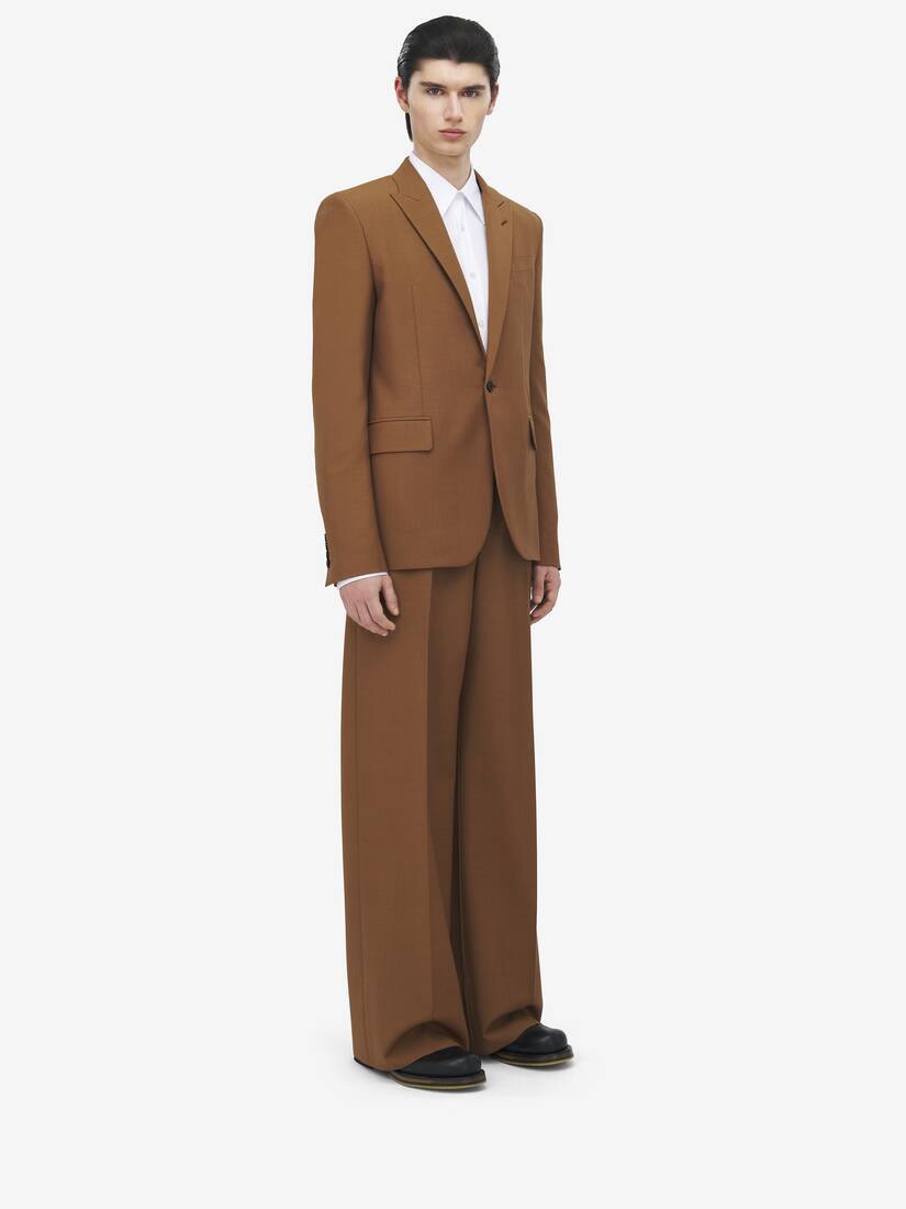 Wool Mohair Single-breasted Jacket