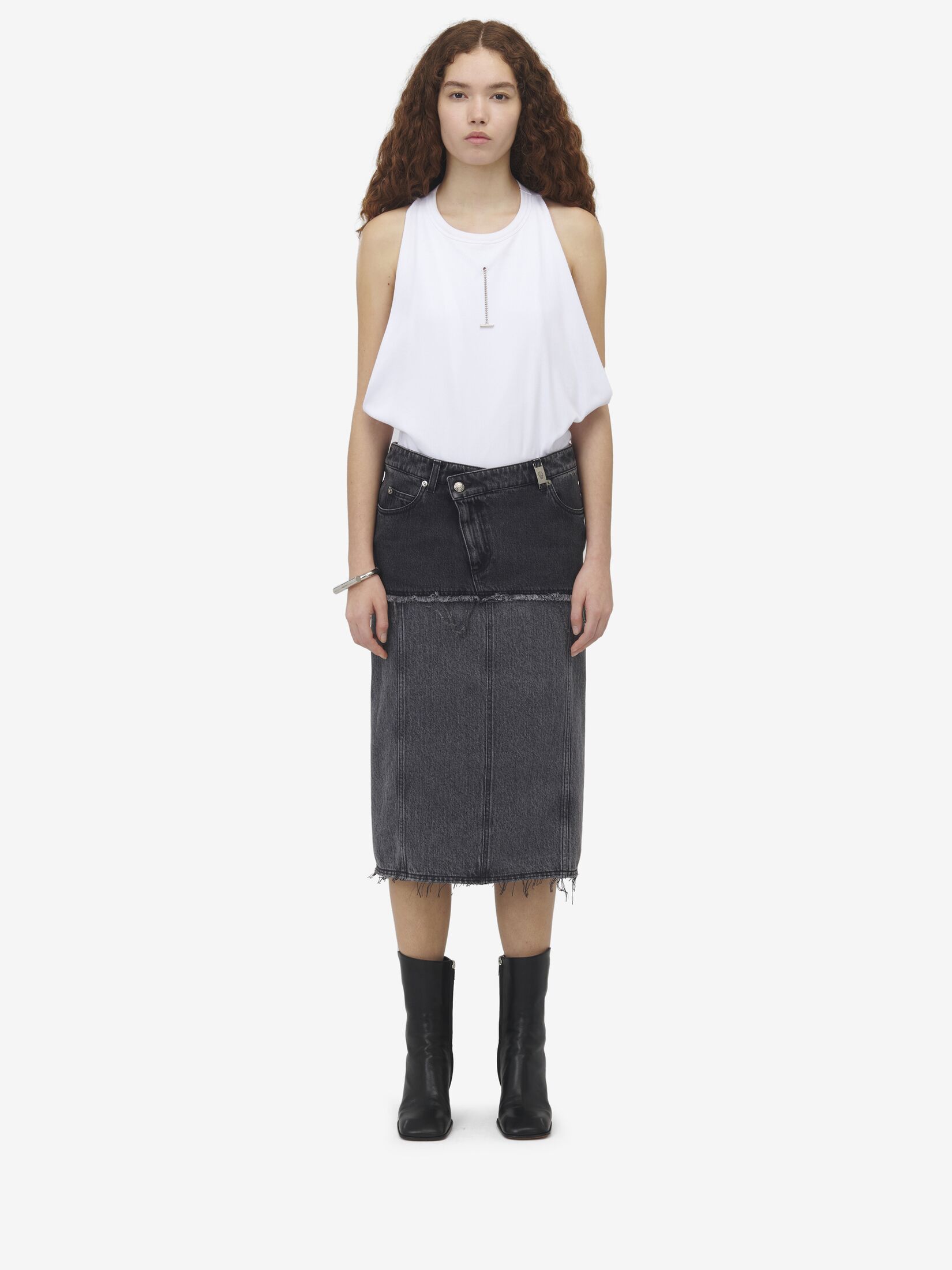 Alexander Mcqueen Black Skirt