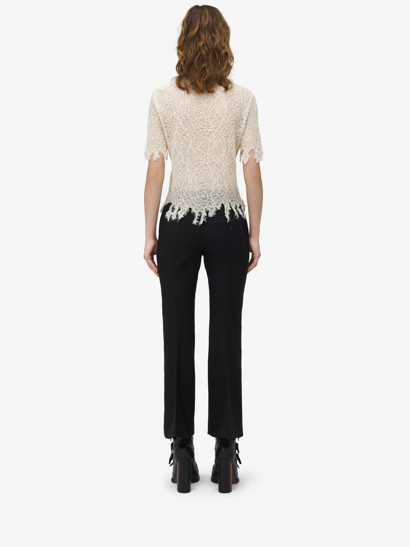 Knitted Cobweb Lace Top