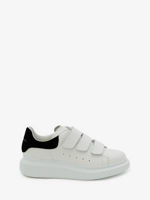 Alexander McQueen Kids Classic touch-strap Sneakers - White